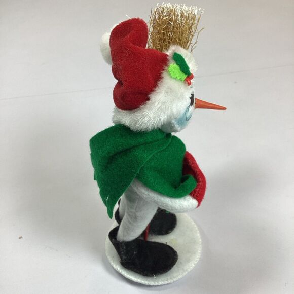 Annalee Christmas Snowman Broom 2010 75th - Picture 2 of 9